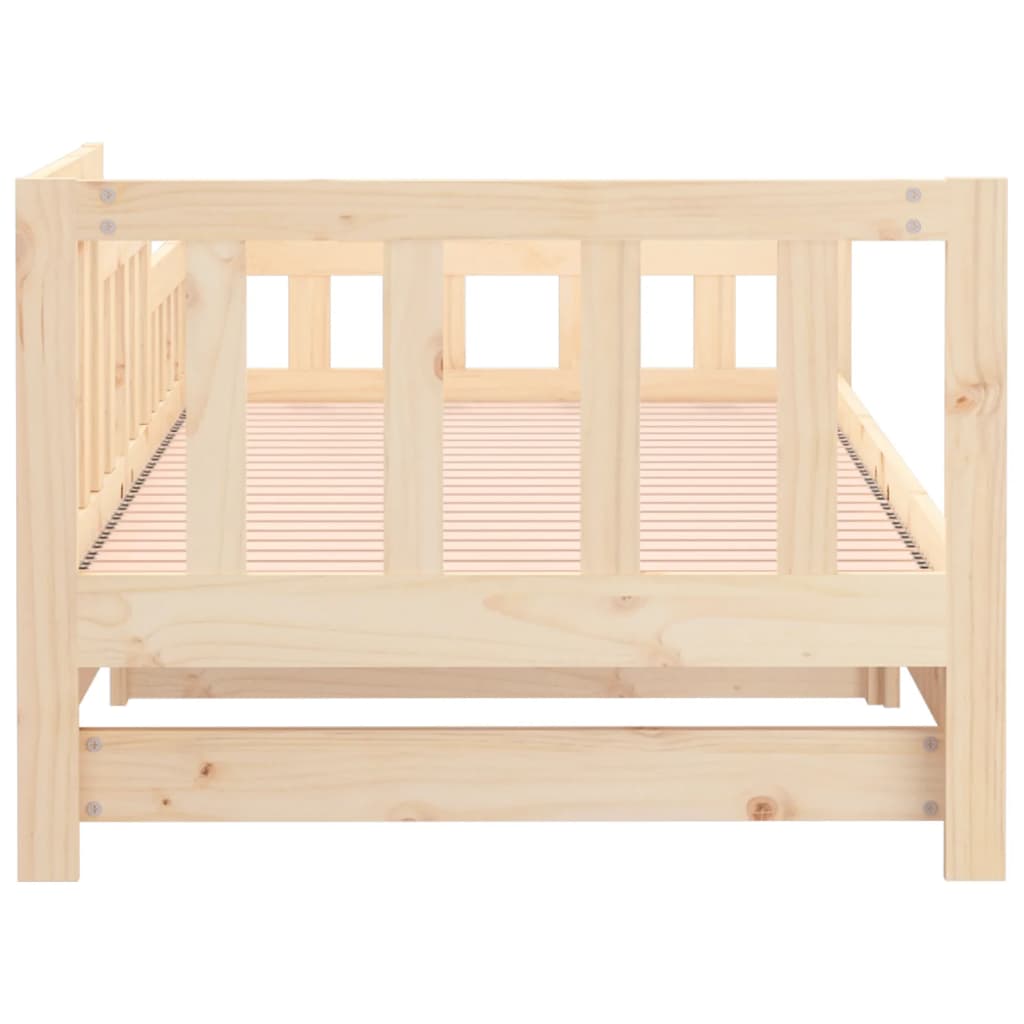 Daybed extendable 2x(80x200) cm solid pine wood