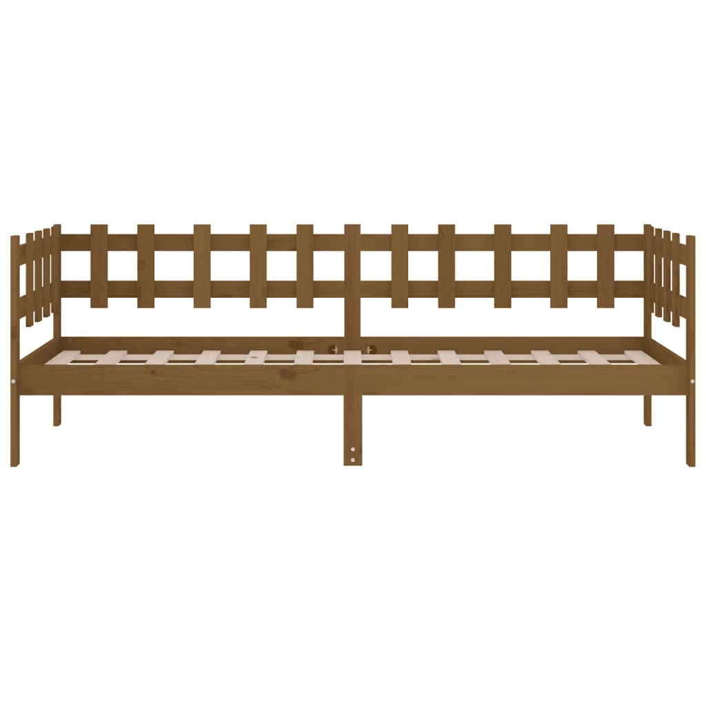 Daybed Honey Brown 80x200 cm Solid Pine Wood