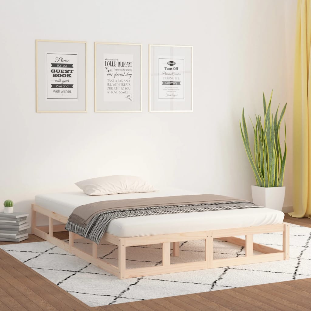 solid wood bed 160x200 cm