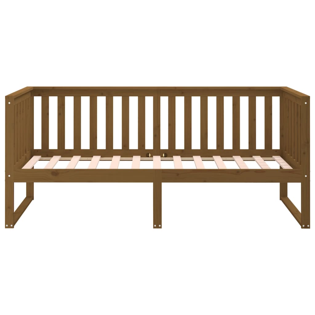 Daybed Honey Brown 90x190 cm Solid Pine Wood