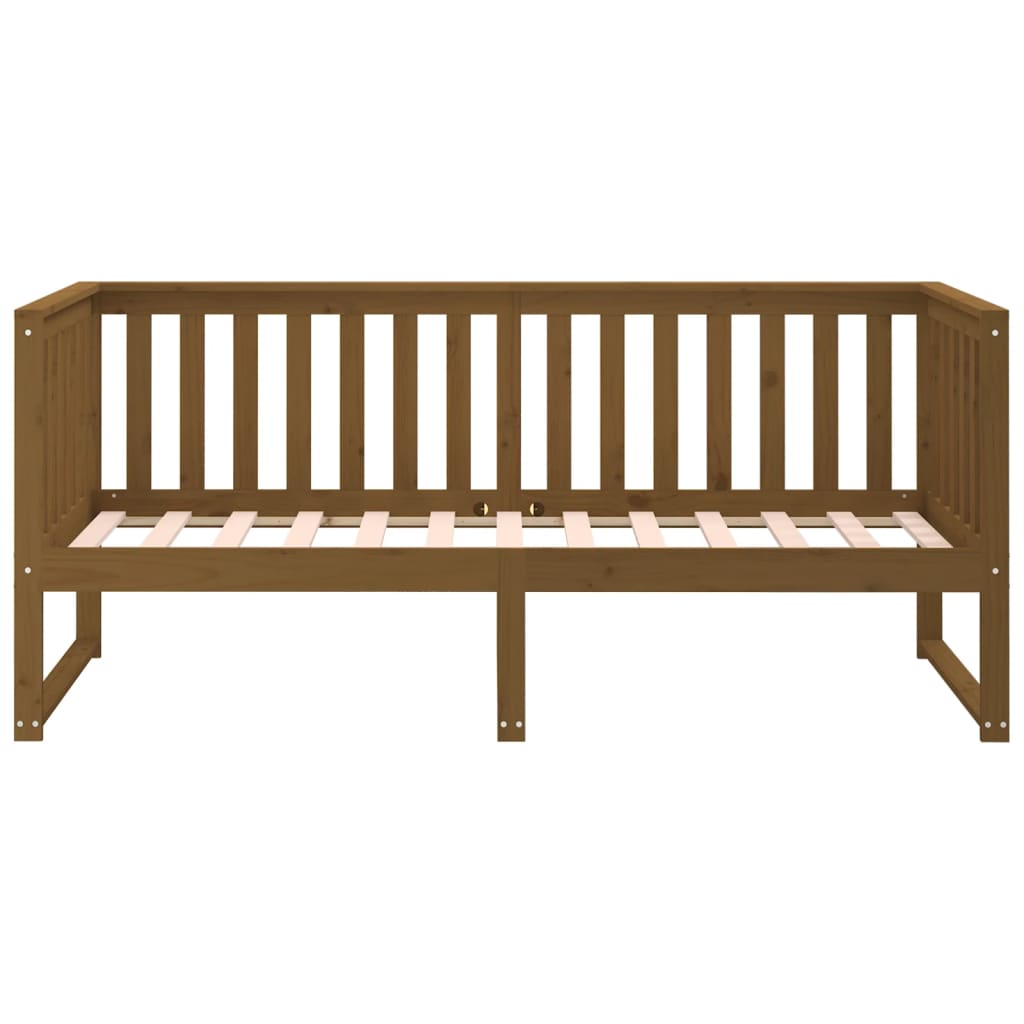 Daybed Honey Brown 75x190 cm Solid Pine Wood