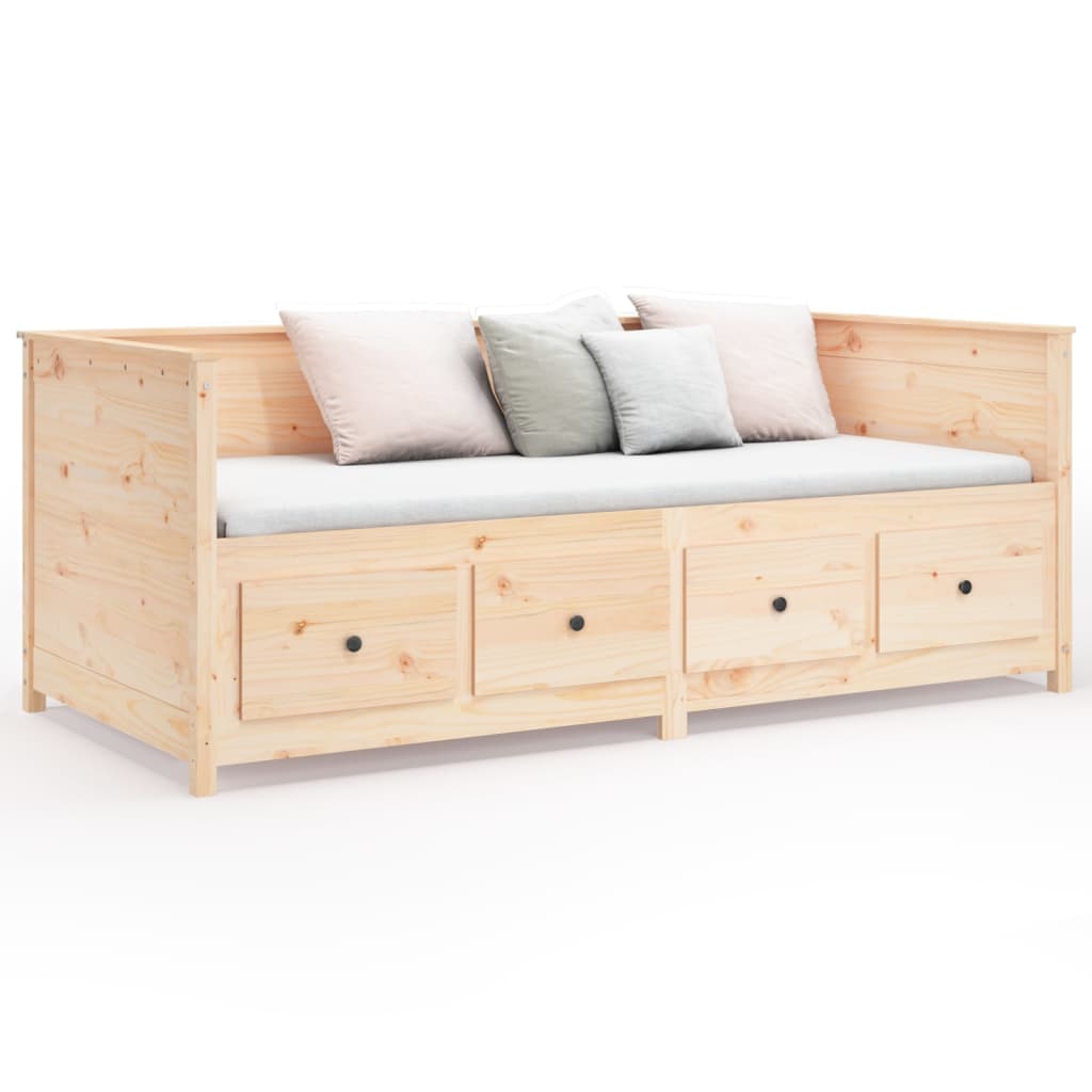 Daybed without mattress 80x200 cm solid pine wood