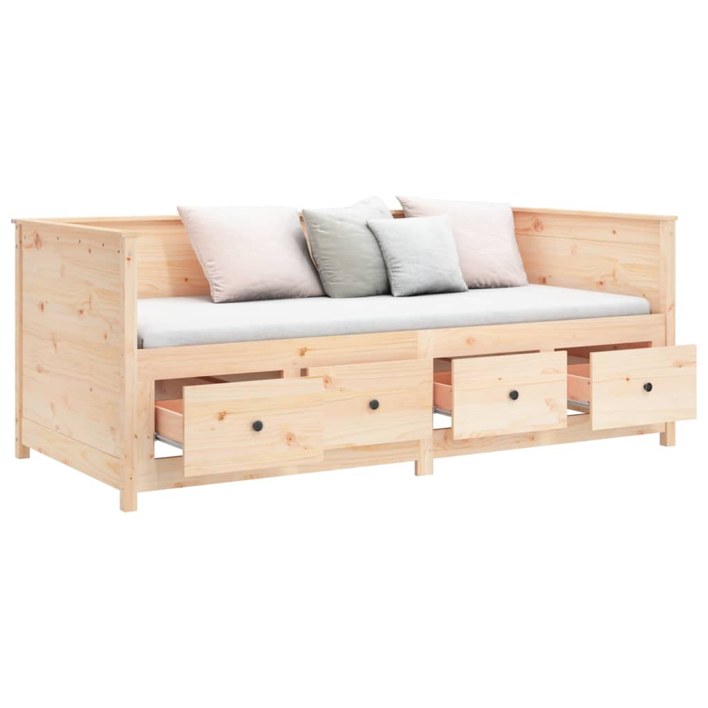 Daybed without mattress 80x200 cm solid pine wood