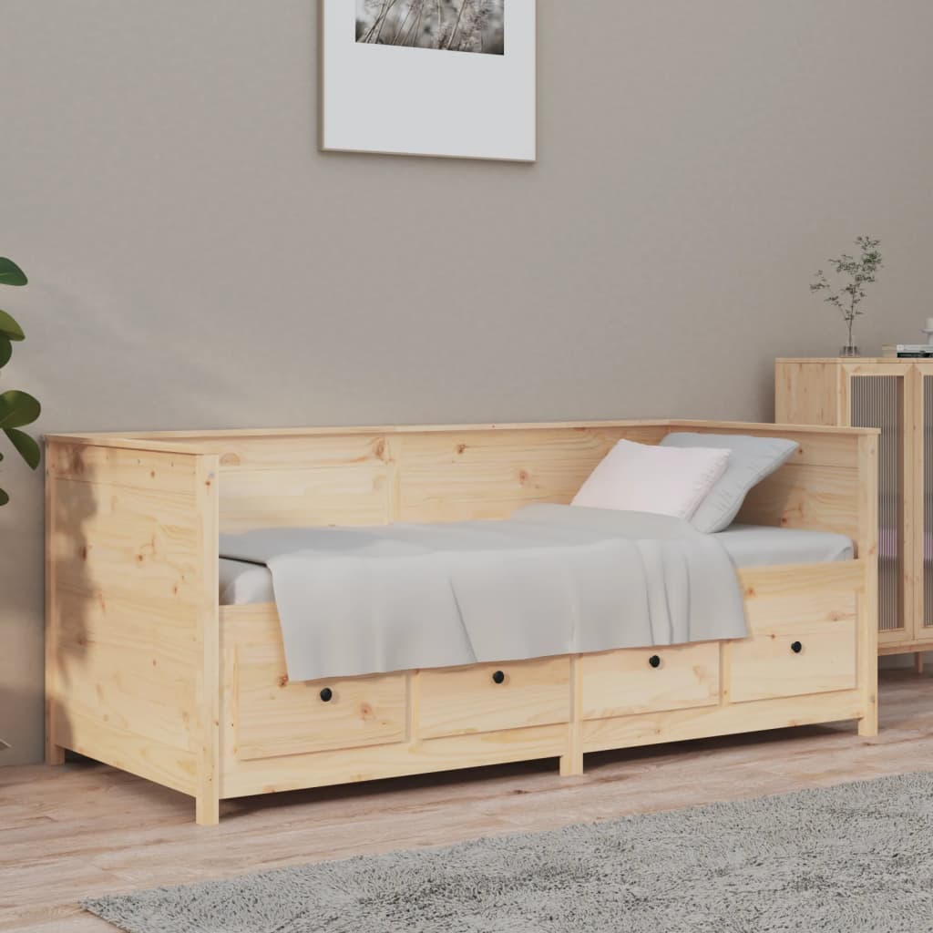 Daybed without mattress 90x190 cm solid pine wood