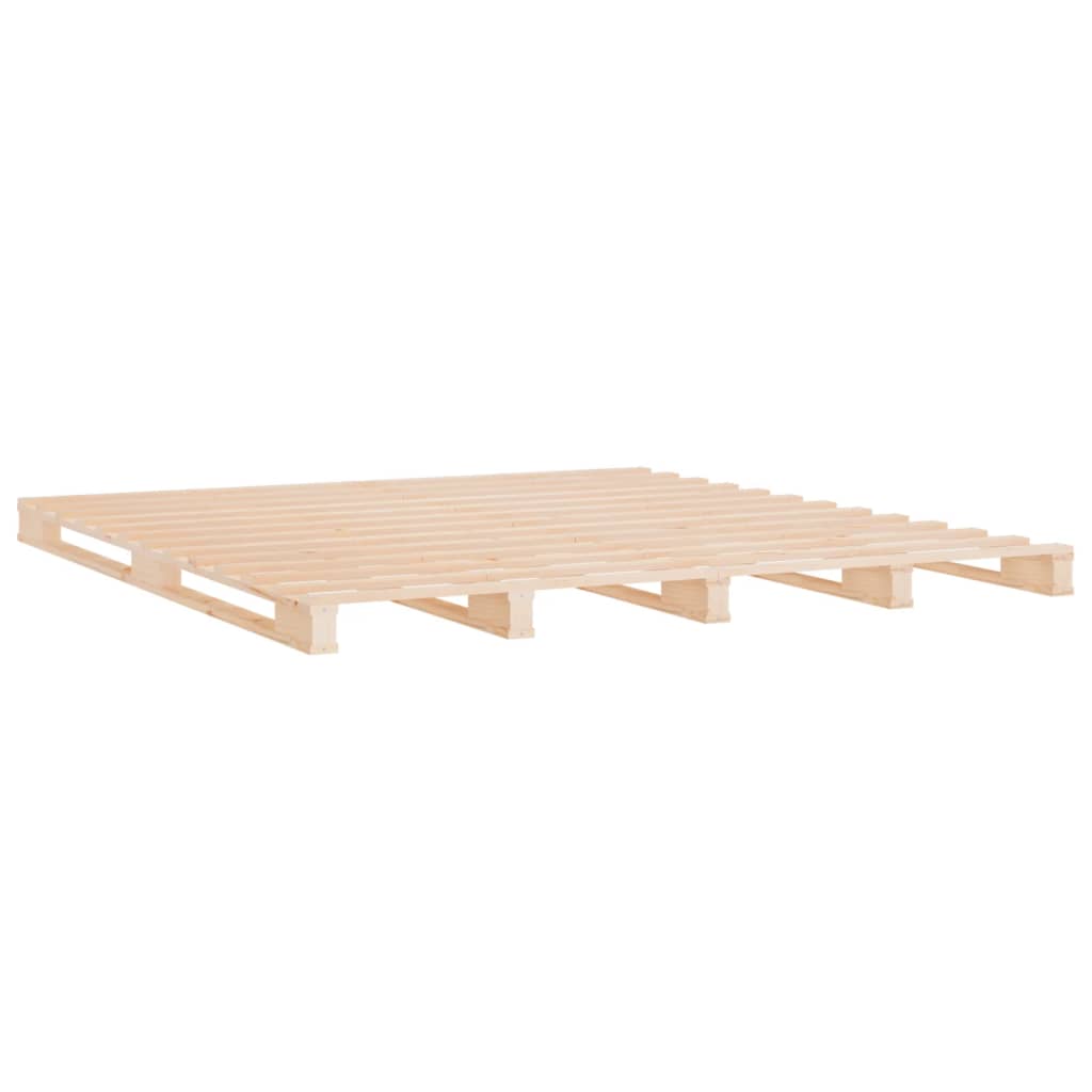 pallet bed 120x200 cm solid pine wood