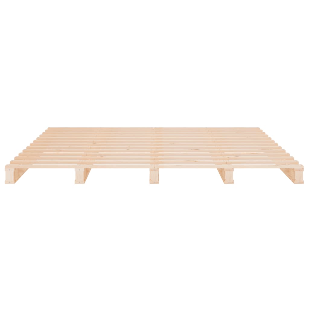 pallet bed 120x200 cm solid pine wood