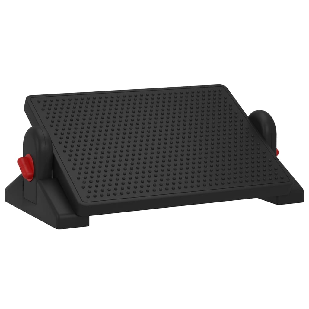 Footrest Black 50x30.5x17 cm