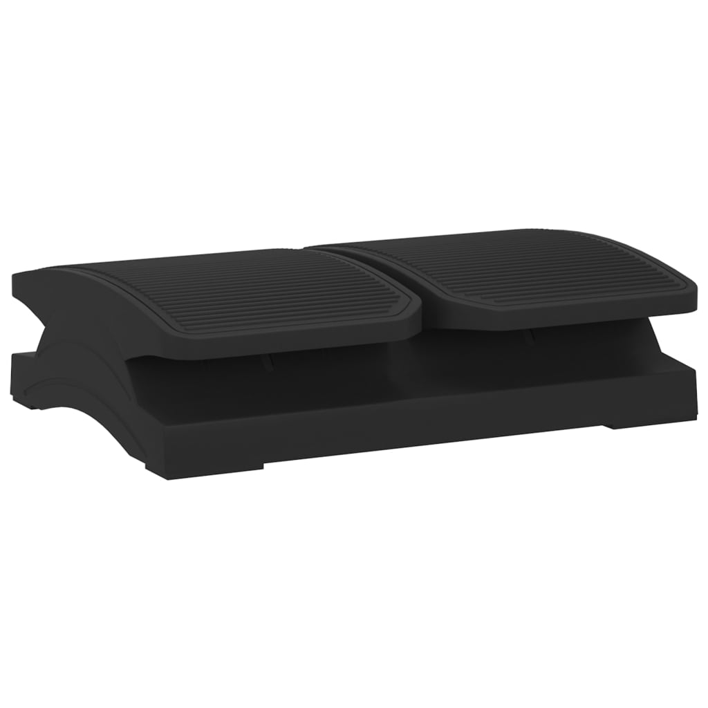 Footrest Black 43.5x32.5x10.5 cm