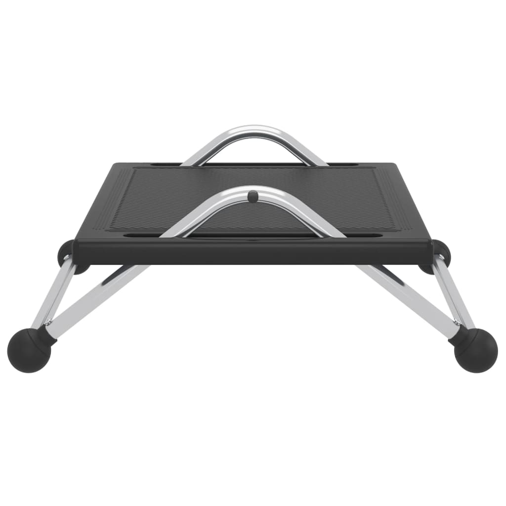 Footrest Black 45x40x13.5 cm