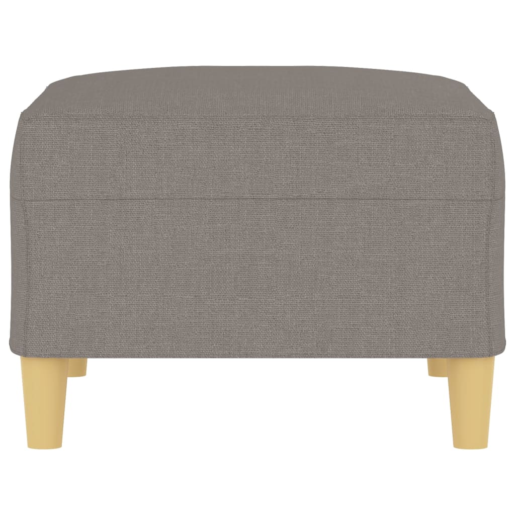 Fußhocker Taupe 70x55x41 cm Stoff