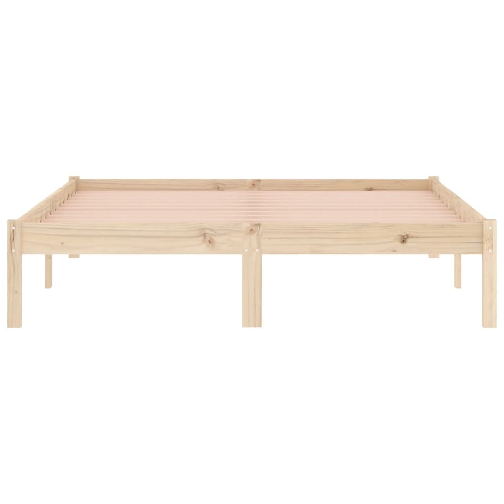 Solid wood bed without mattress 137x190 cm pine