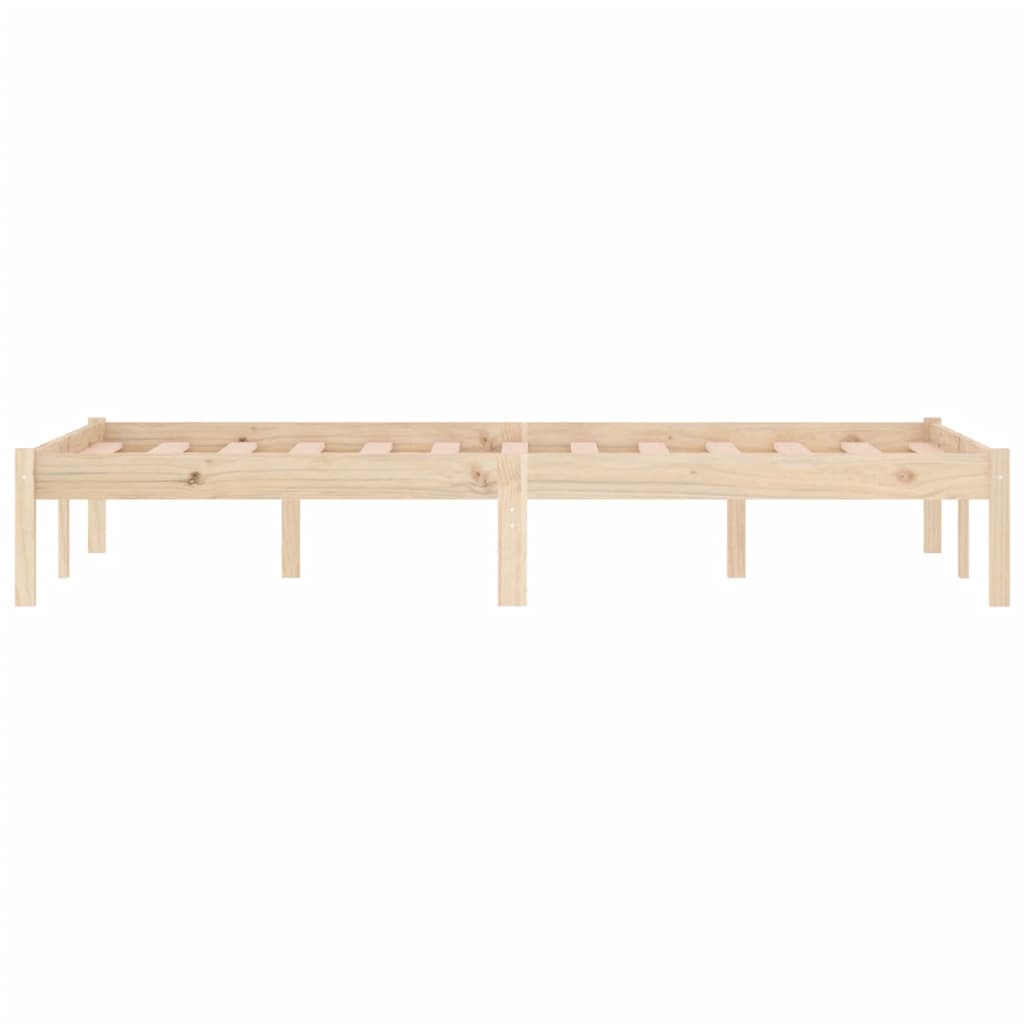 Solid wood bed without mattress 137x190 cm pine