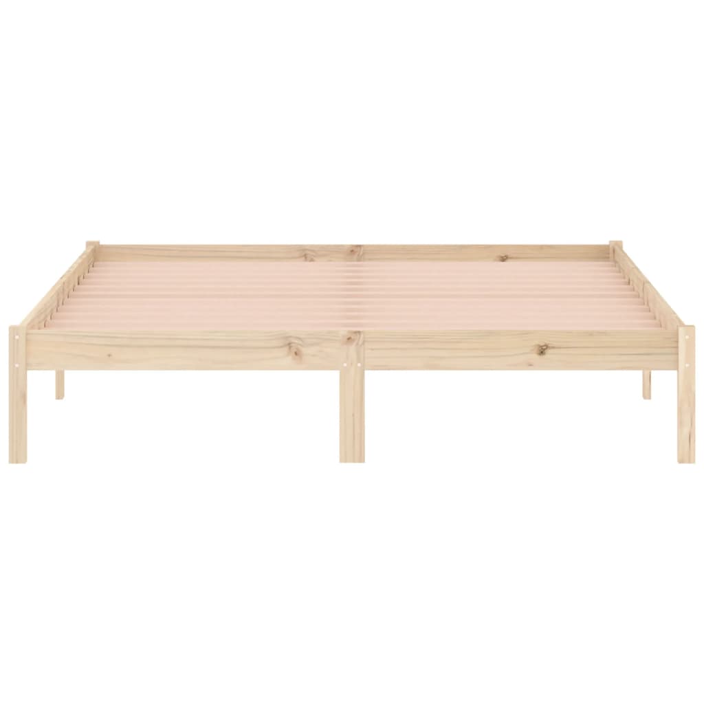 Solid wood bed without mattress 152x203 cm pine