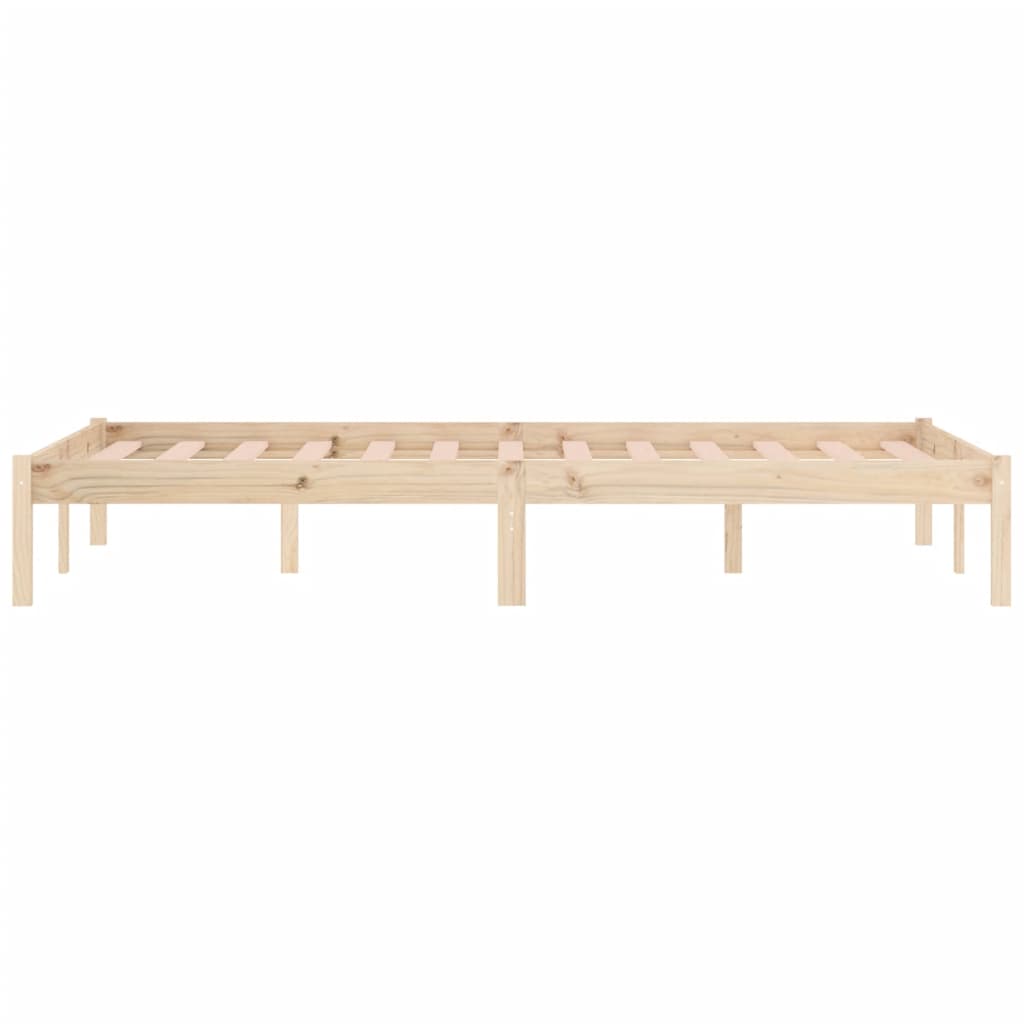 Solid wood bed without mattress 152x203 cm pine