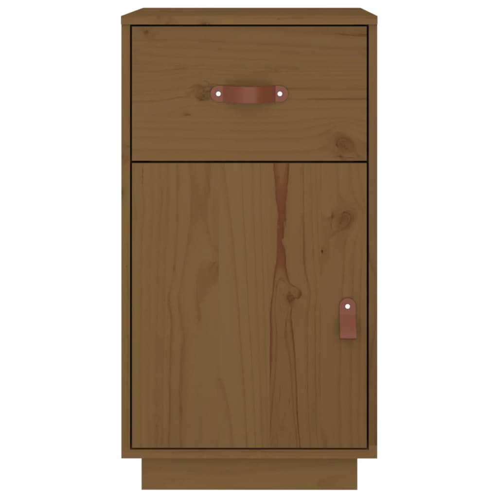 Desk Cabinet Honey Brown 40x50x75 cm Solid Pine