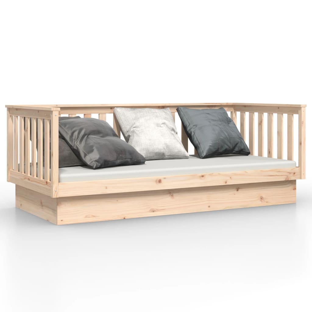 Daybed without mattress 100x200 cm solid pine wood