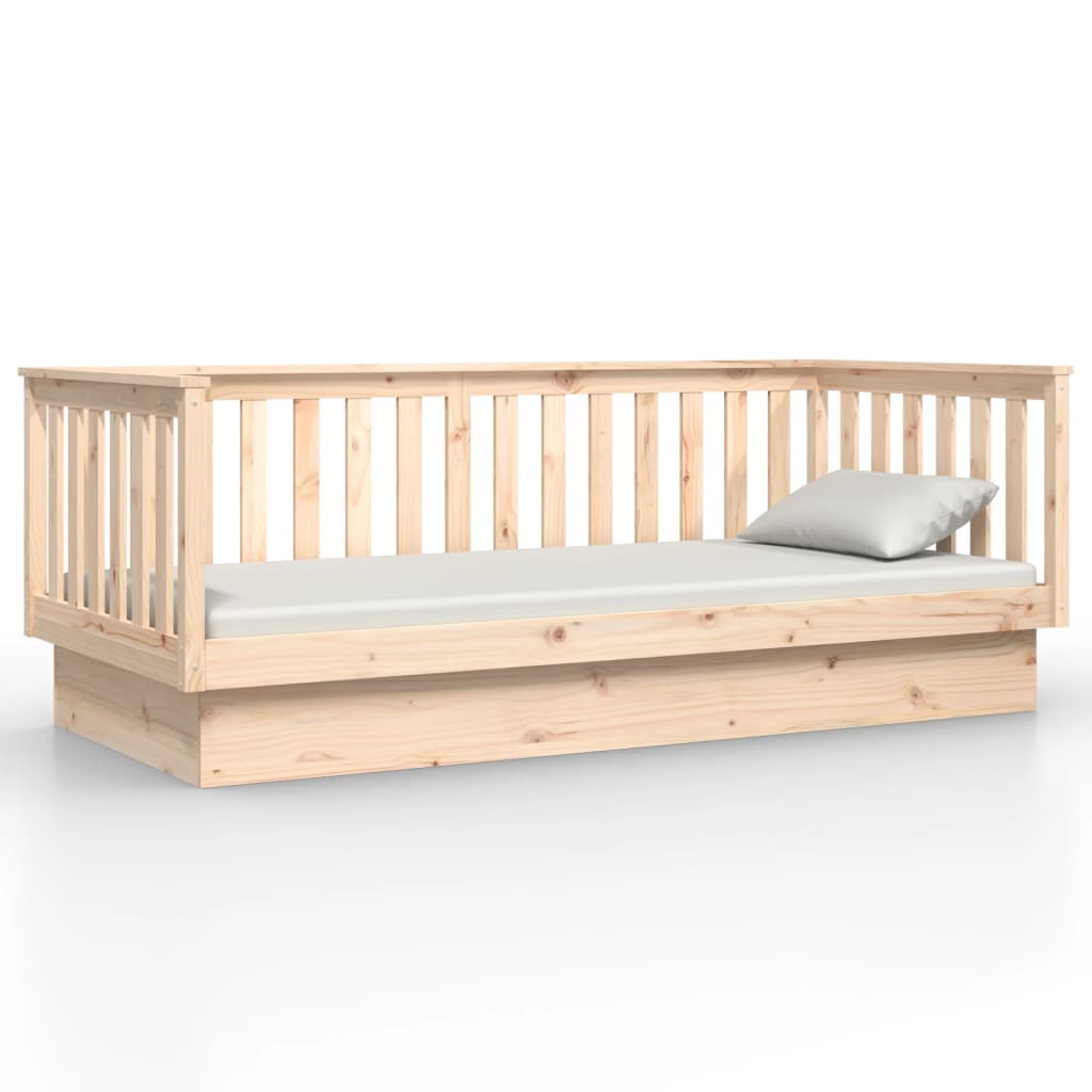 Daybed without mattress 100x200 cm solid pine wood