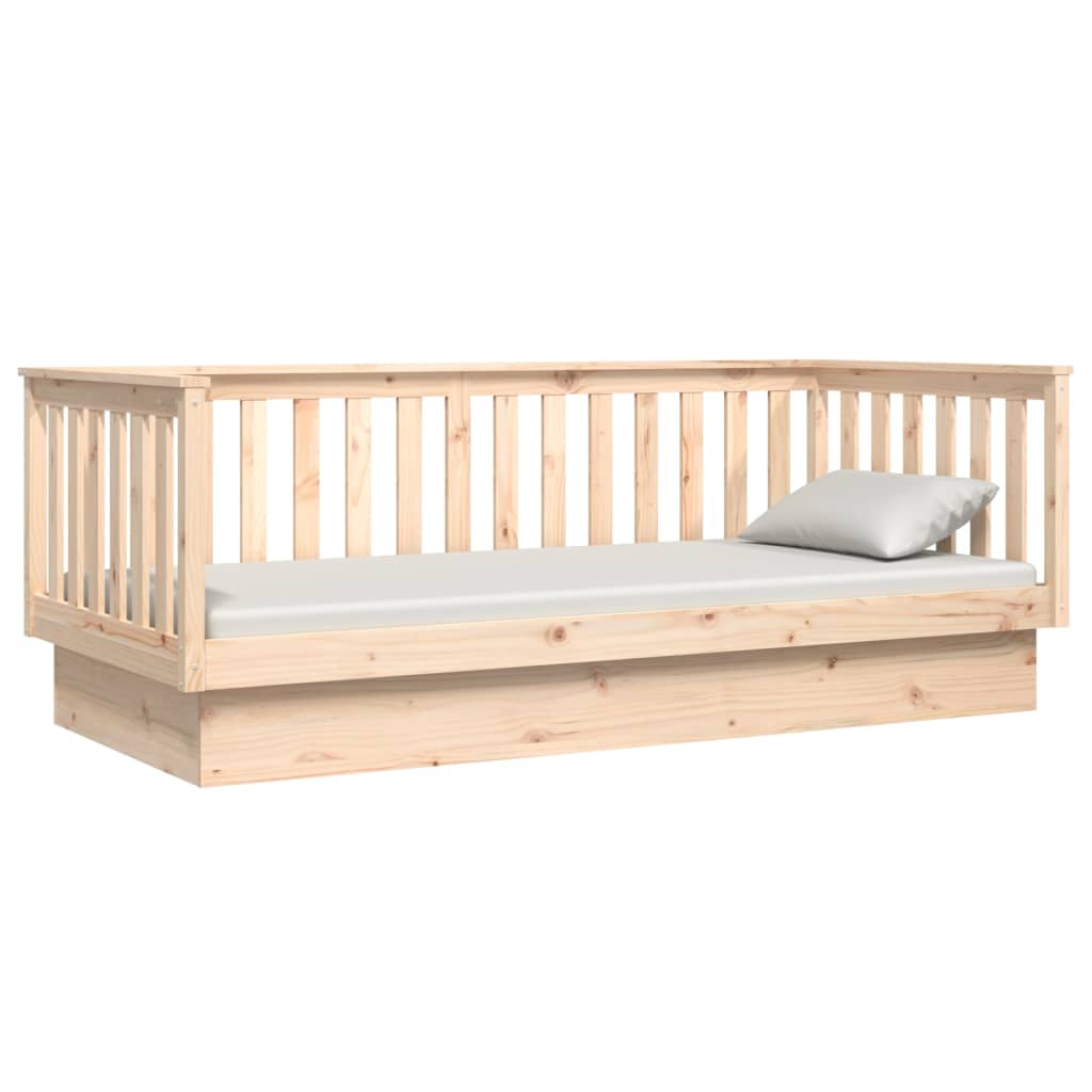 Daybed without mattress 100x200 cm solid pine wood