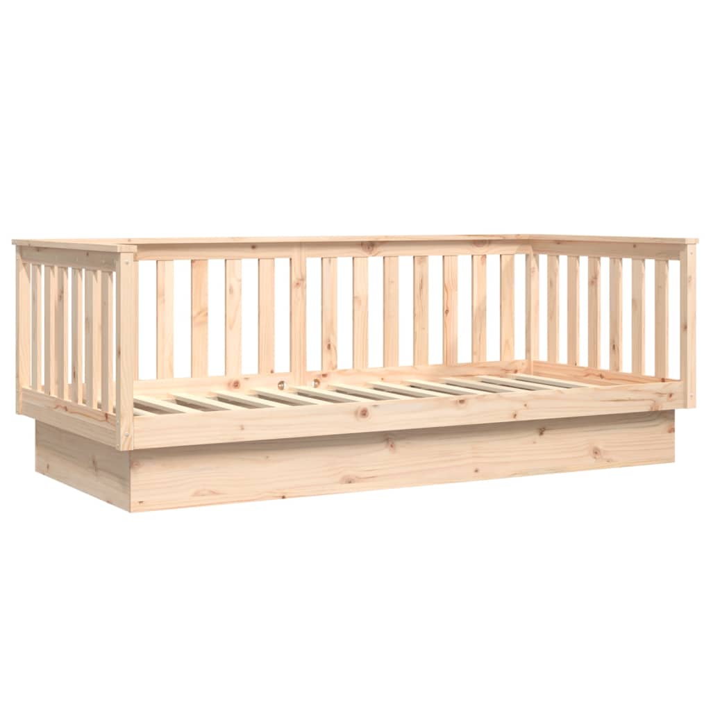 Daybed without mattress 100x200 cm solid pine wood