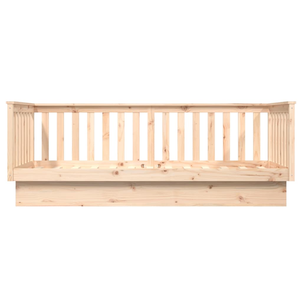 Daybed without mattress 100x200 cm solid pine wood