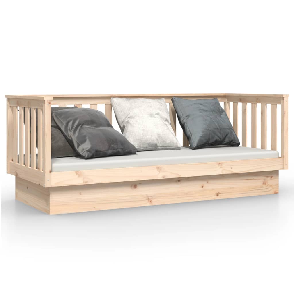 Daybed without mattress 90x190 cm solid pine wood