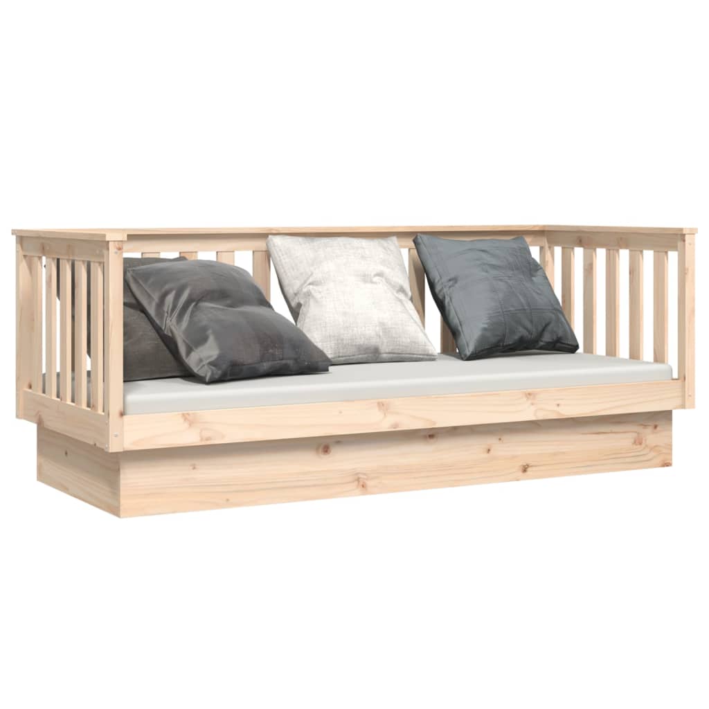 Daybed without mattress 90x190 cm solid pine wood