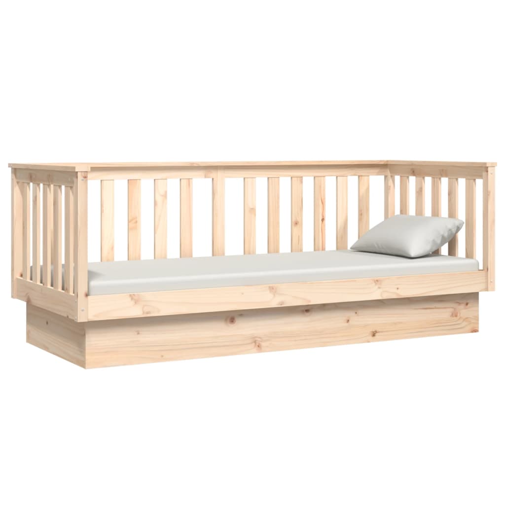 Daybed without mattress 90x190 cm solid pine wood