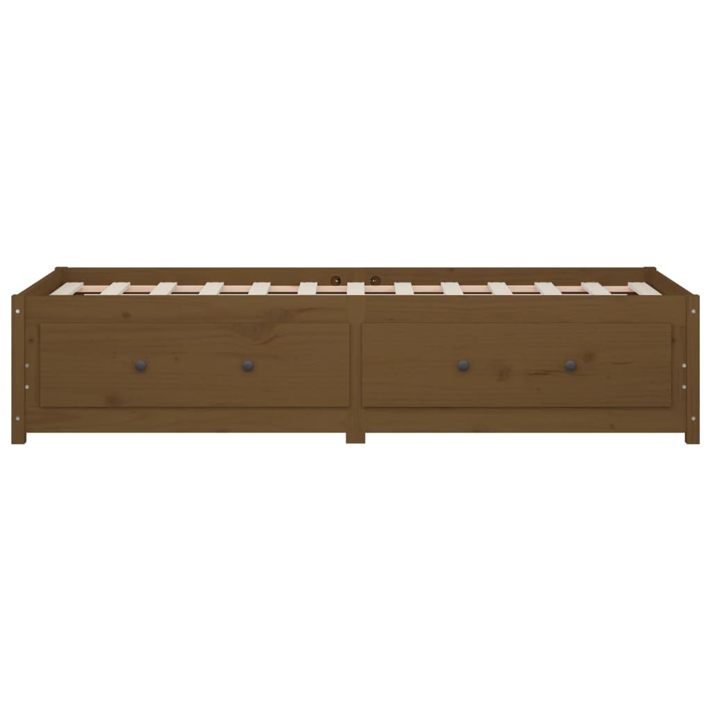 Daybed Honey Brown 80x200 cm Solid Pine Wood