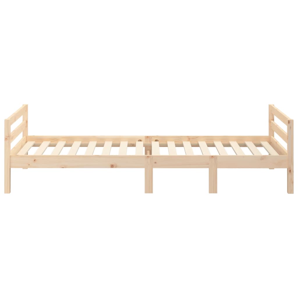 Solid wood bed without mattress 80x200 cm pinewood