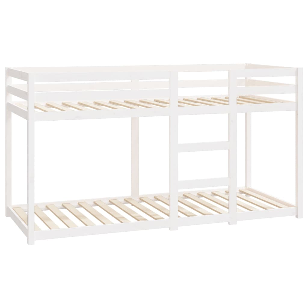 Bunk Bed White 80x200 cm Solid Pine