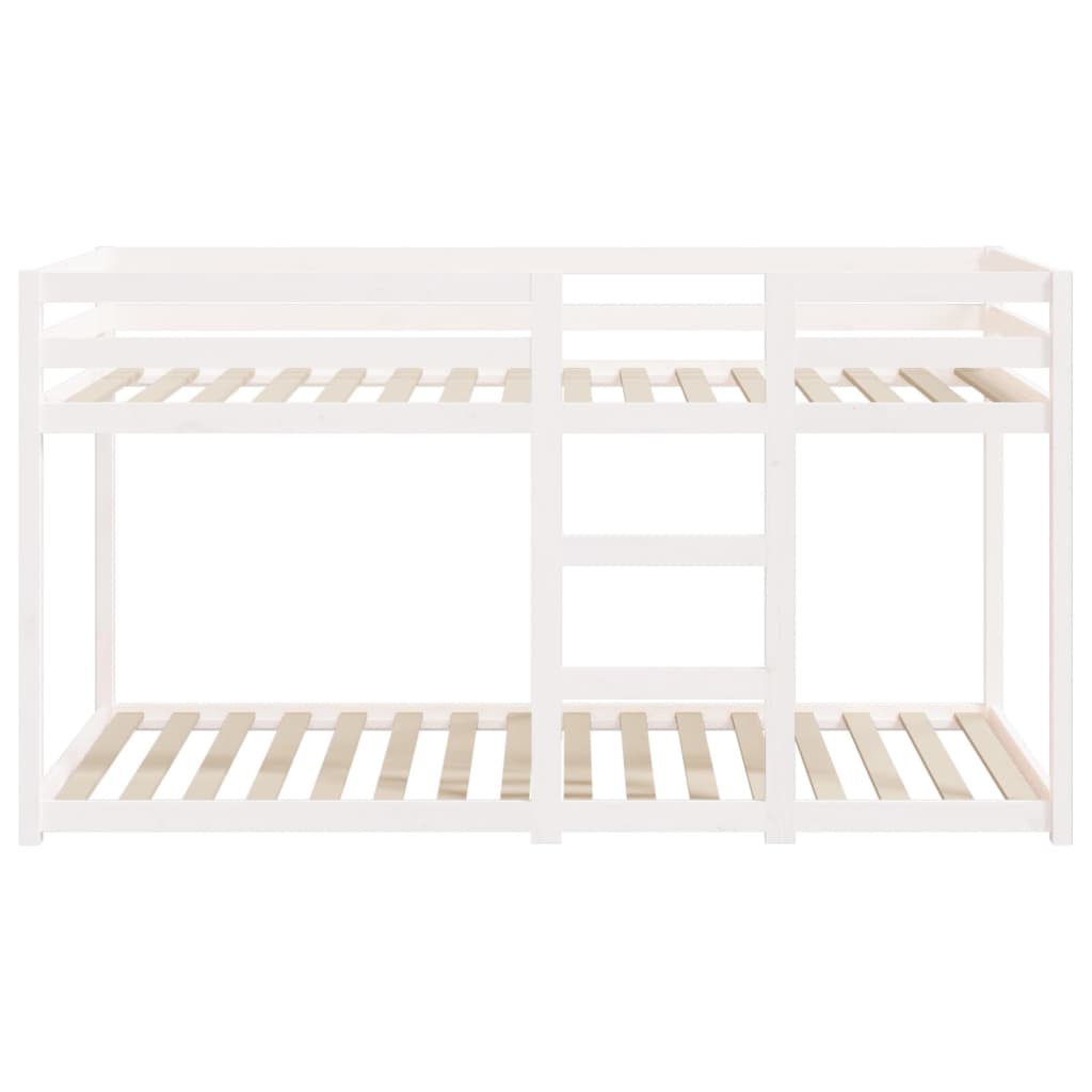 Bunk Bed White 80x200 cm Solid Pine