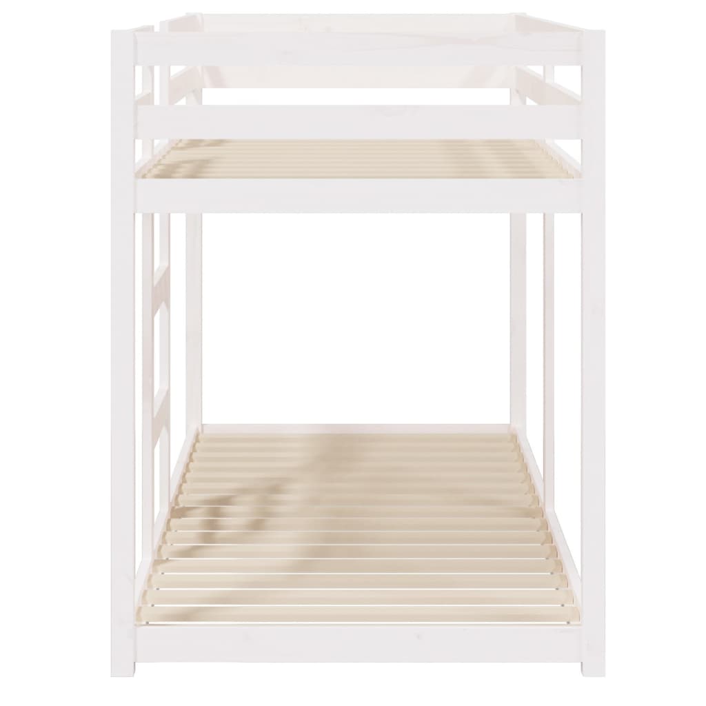 Bunk Bed White 80x200 cm Solid Pine