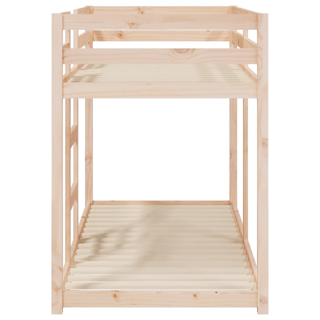 Bunk bed 75x190 cm solid pine wood