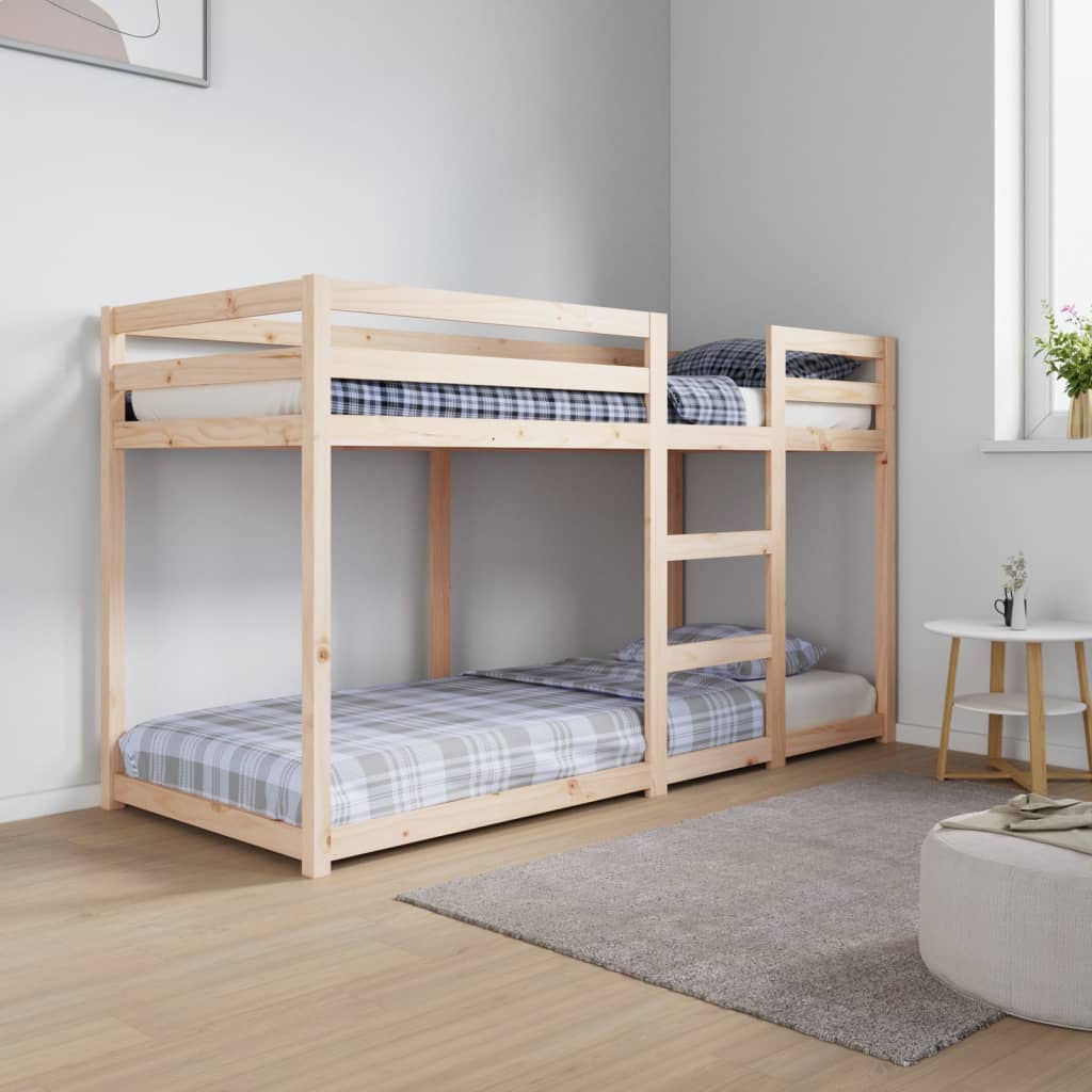 Bunk bed 75x190 cm solid pine wood