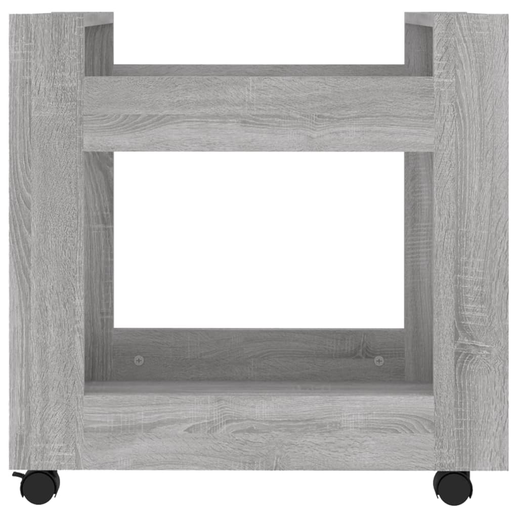 Bürowagen Grau Sonoma 60x45x60 cm Holzwerkstoff