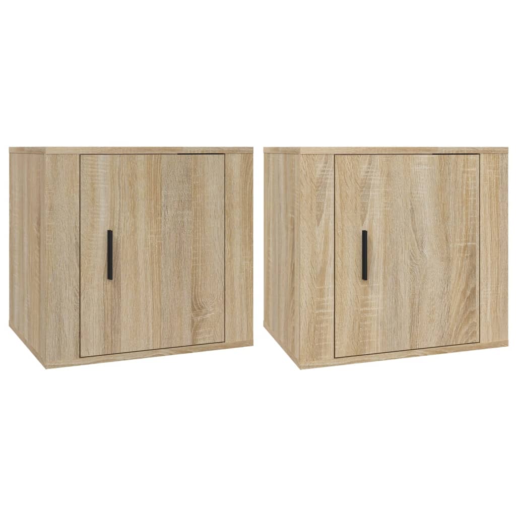 Bedside tables 2 pcs. Sonoma oak 50x39x47 cm