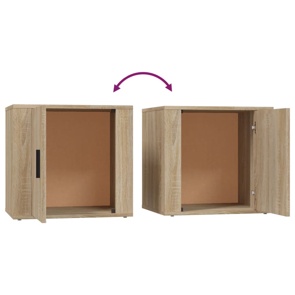 Bedside tables 2 pcs. Sonoma oak 50x39x47 cm