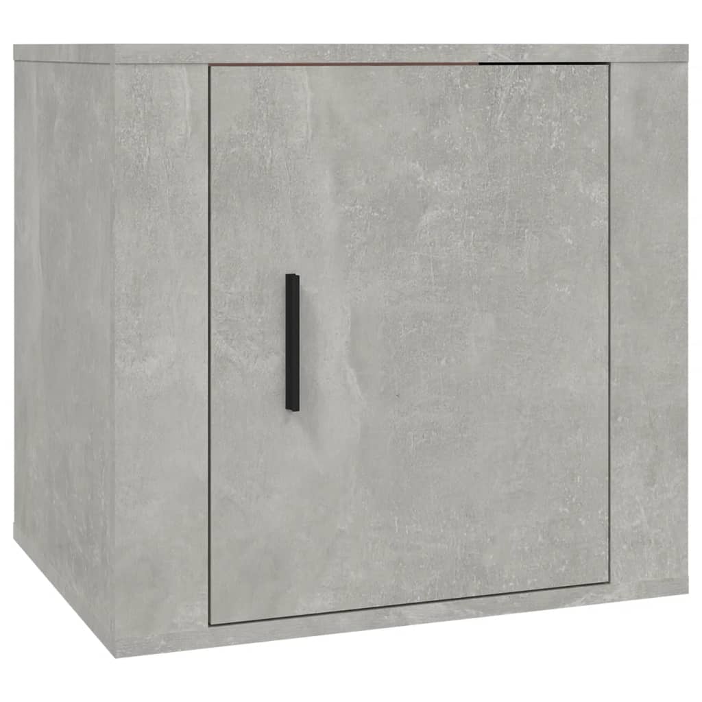 bedside table concrete grey 50x39x47 cm