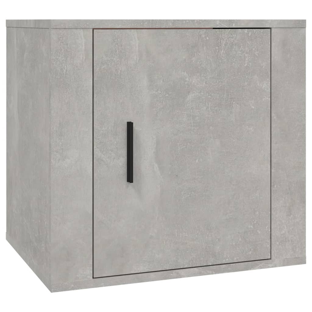 Bedside tables 2 pcs. Concrete grey 50x39x47 cm