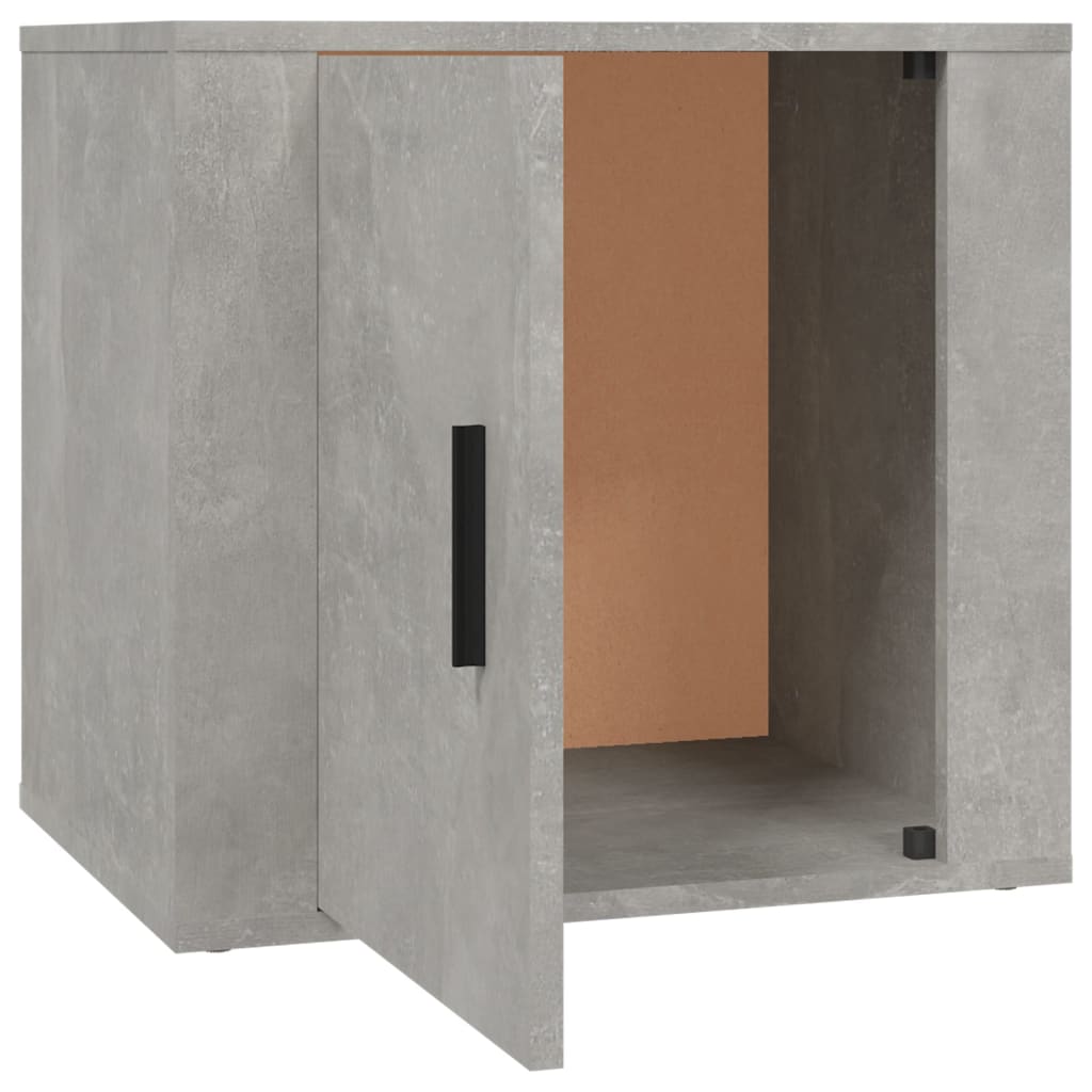 Bedside tables 2 pcs. Concrete grey 50x39x47 cm