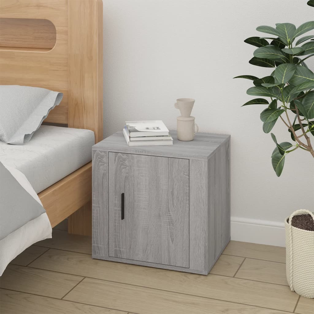 Bedside tables 2 pcs. Gray Sonoma 50x39x47 cm