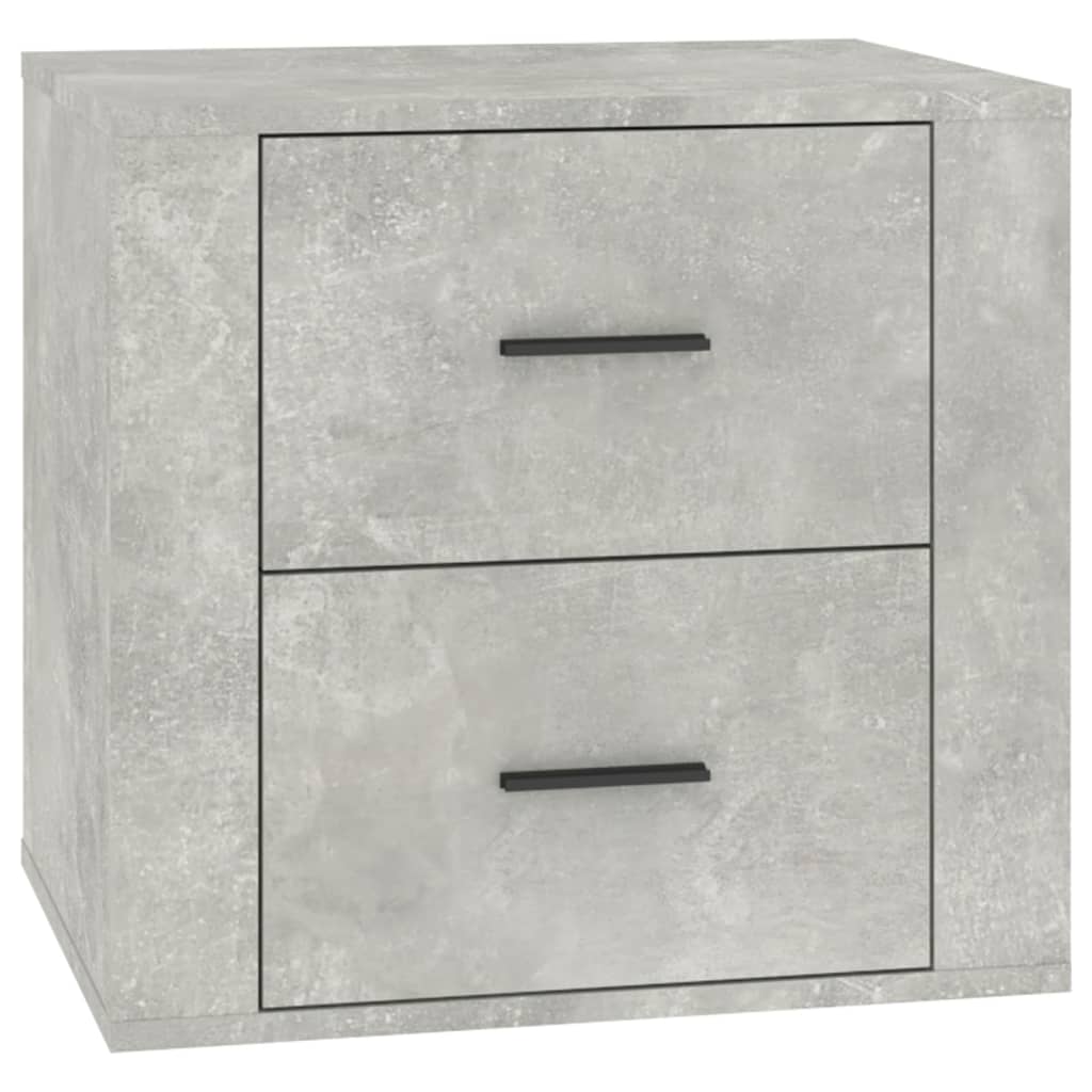 bedside table concrete grey 50x39x47 cm