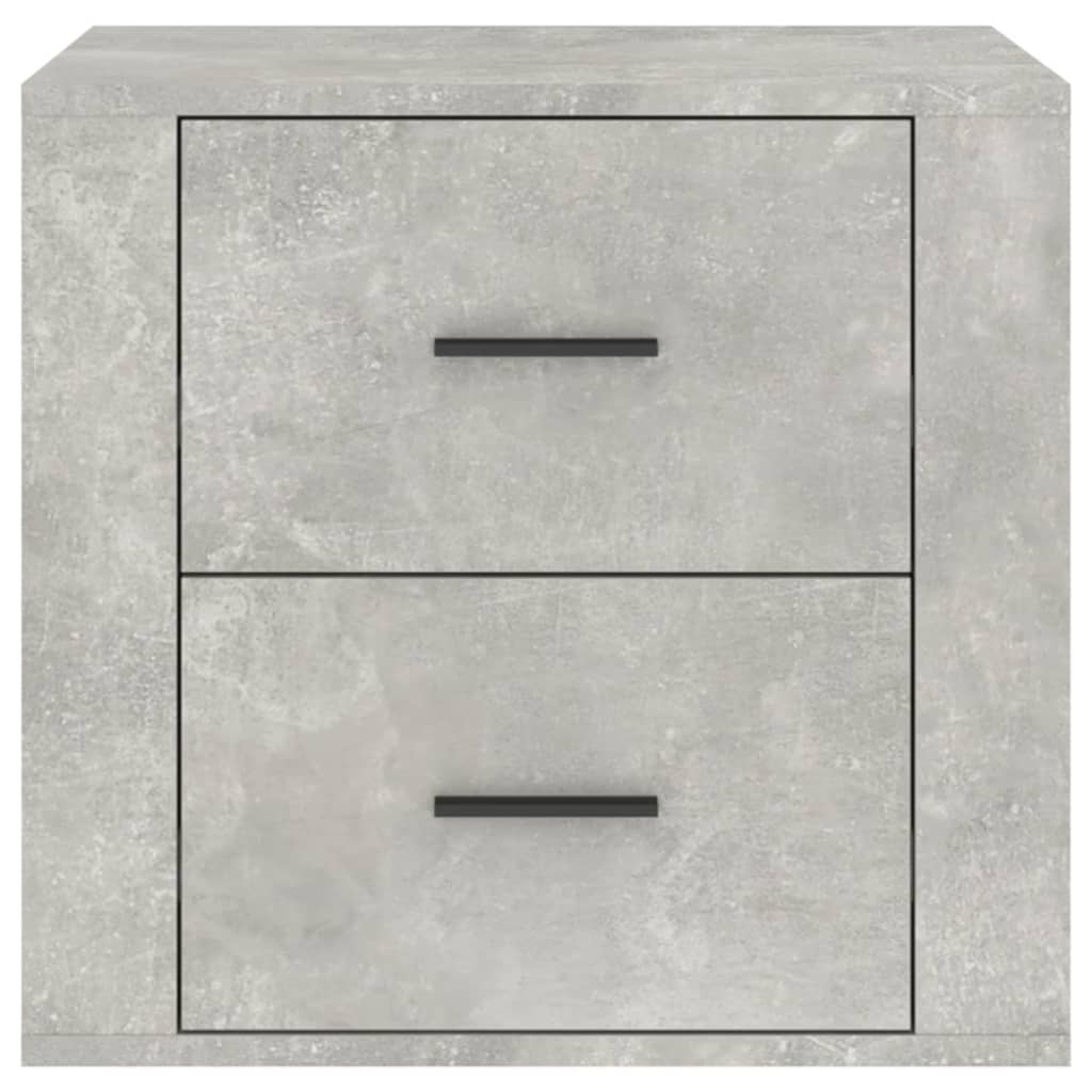 bedside table concrete grey 50x39x47 cm