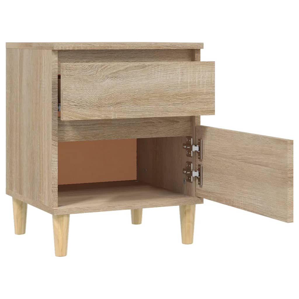 Bedside table Sonoma oak 40x35x50 cm