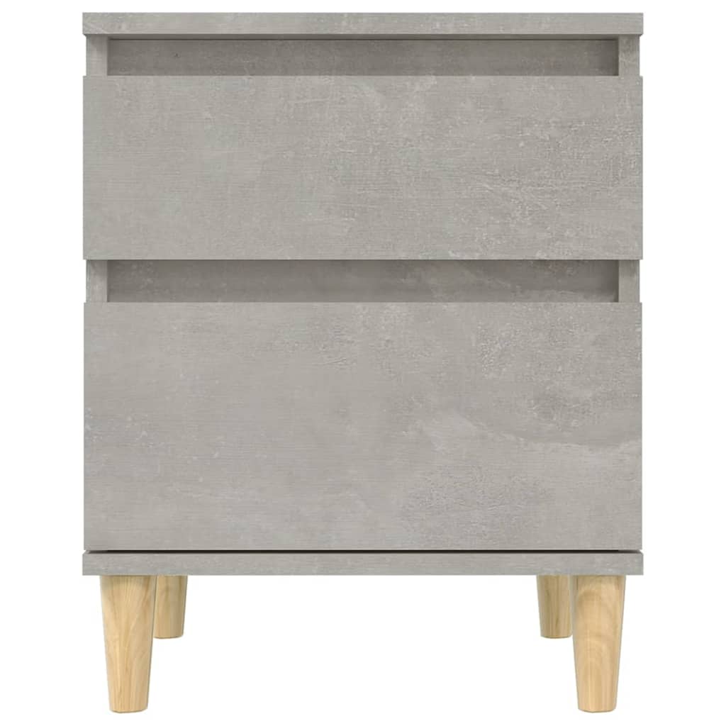 Bedside tables 2 pcs. Concrete grey 40x35x50 cm