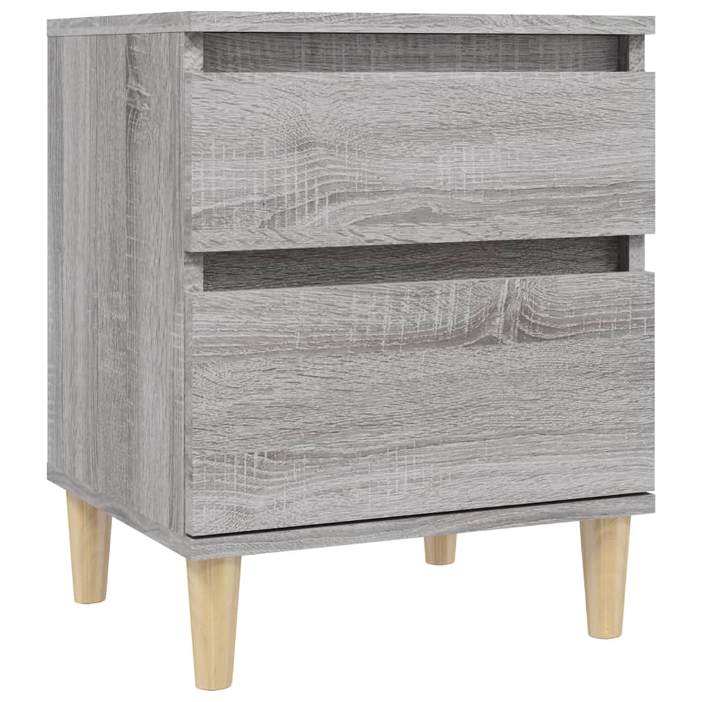 Bedside tables 2 pcs. Gray Sonoma 40x35x50 cm