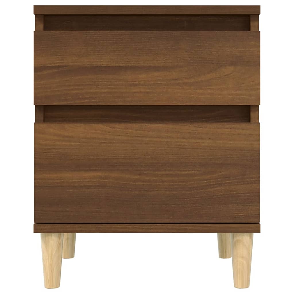 Bedside table brown oak look 40x35x50 cm