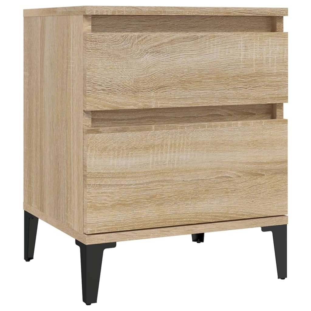 Bedside table Sonoma oak 40x35x50 cm