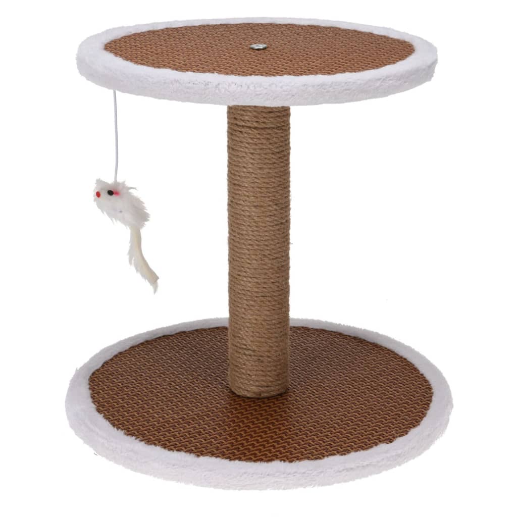 Scratching post on stand with toy mouse 35x35x33 cm