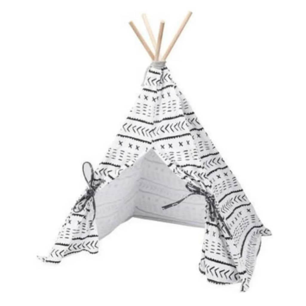 Pet Tent Tipi Canvas 56x56x74 cm